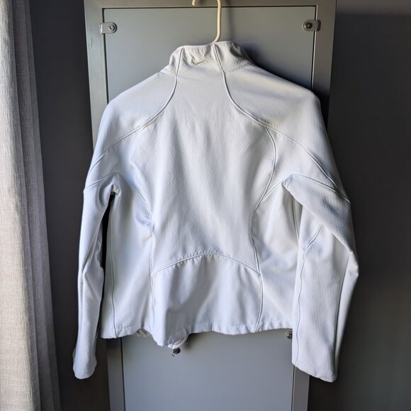 NikeFIT White Full Zip Jacket Size Women's medium - Picture 5 of 5